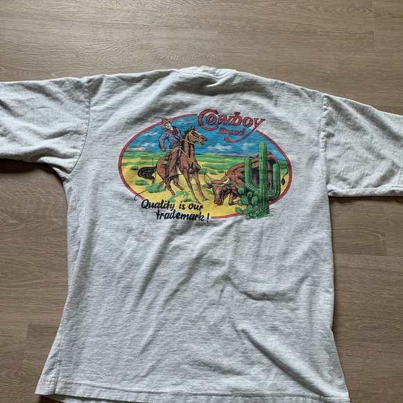 Vintage Canary Islands Cowboy Shirt Men’s XL Boxy Fit - Picture 5 of 8